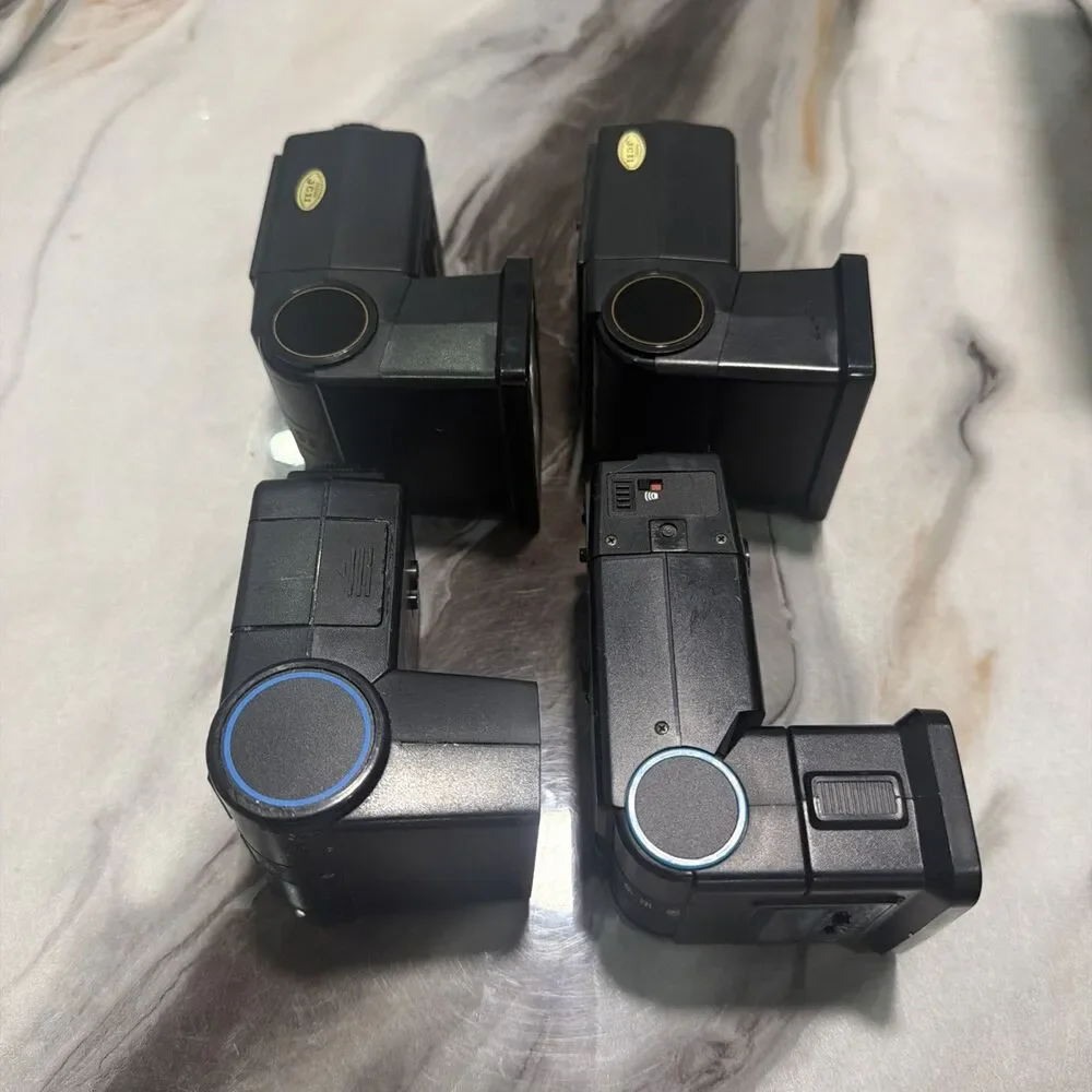 Lot of 4 VTG Camera Flashes - Vivitar 2800, 3500 & 2 Sunpak 344D, FOR PARTS ONLY